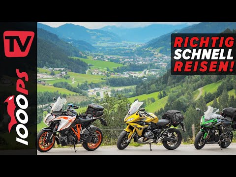 Welche reist am besten? BMW vs. KTM vs Kawasaki - Schnelle Sporttourer im Vergleich