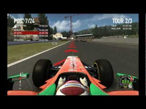 F1 2010 MOD F1 2011 GAME FORCE INDIA RACE AT SPA