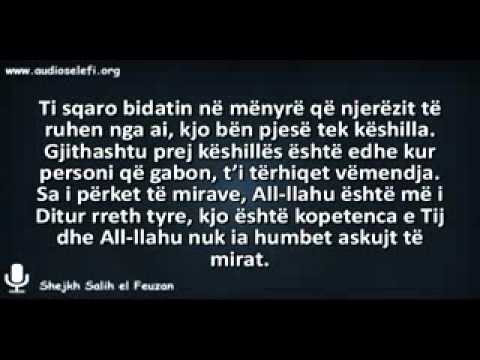 Sqaro dhe paralajmëro nga bidati   Salih el Feuzan