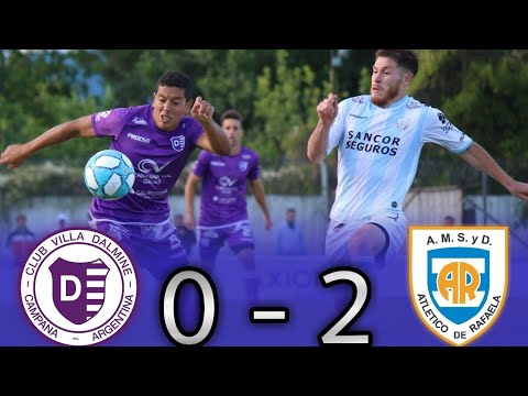 Primera Nacional : VILLA DÁLMINE 0 - 2 ATL. DE RAFAELA | (Los Goles)