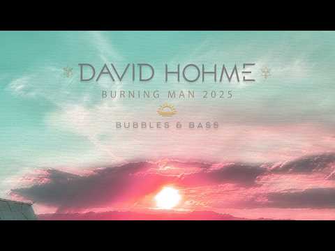 Welcome Hohme Radio 186 | Deep & Progressive House | Burning Man 2025 @ Bubbles & Bass