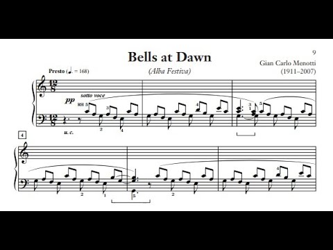 Gian Carlo Menotti- Bells at Dawn (1937)