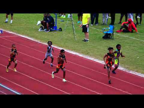 Boy's 60m Prelims Heat 1 TimesSpann Present Trojan Indoor-Outdoor Trials 2024