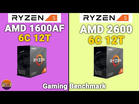 AMD Ryzen 1600AF vs 2600 Benchmark Test.