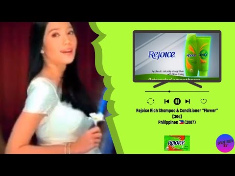 Rejoice Rich Shampoo & Conditioner “Flower” [30s] - Philippines, 2007