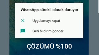Telefonda Uygulamalar Durduruldu Hatası Çözümü, Uygulamalar Sürekli Olarak Durdu