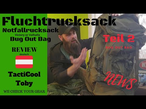 Der Fluchtrucksack Teil 2 / Notfallrucksack / alias. Bug Out Bag - Review deutsch