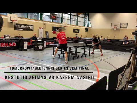 3-2, 12-10! | Kazeem Nasiru (2158) vs Kestutis Zeimys (2259)- Tomorrowtabletennis Series | AVANZE