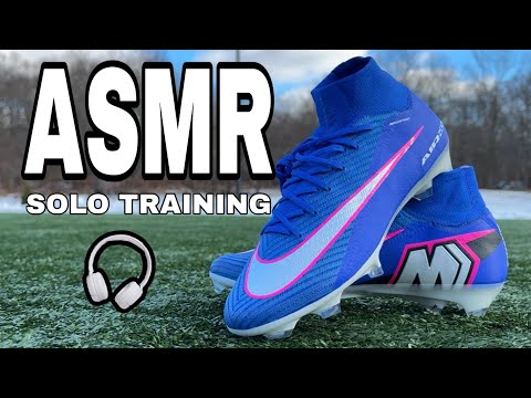 ASMR Solo Training Session For Football/Soccer in Nike Superfly 10