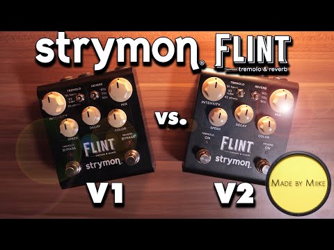 Strymon Flint Reverb and Tremolo V1 2012 - 2022 - Black with White Knobs image 9