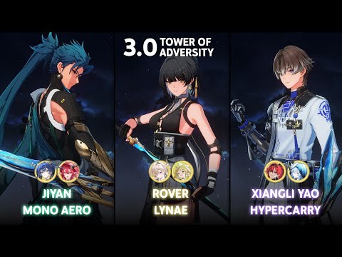 S0 Jiyan Mono Aero / S6 Rover Hypercarry / S0 Xiangli Yao Hypercarry | ToA 3.0 | Wuthering Waves