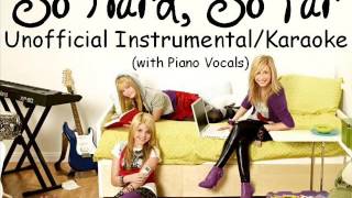 So Hard, So Far (with Piano Vocals) - Clique Girlz - Unofficial Instrumental/Karaoke