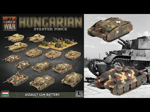 Flames of War: Hungarian Starter Army Unbox and assemble!