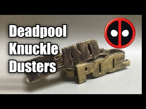 Deadpool Knuckle Dusters / Brass Knuckles