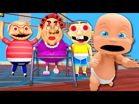 Baby Escapes EVIL FAMILY!