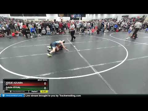 102 Lbs Champ. Round 1 - Gavin Ryhal, PA Vs Josue Azuara, WI Cf4b