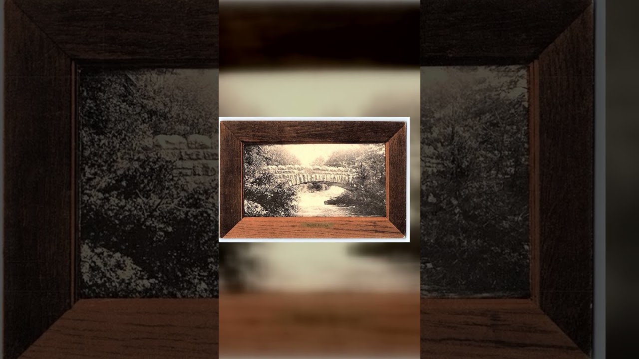 Rotograph Rustic Bridge Postcard, Niagara Falls, 1909 Video