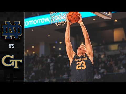 Notre Dame vs. Georgia Tech Men's Basketball Highlights (2021-22)
