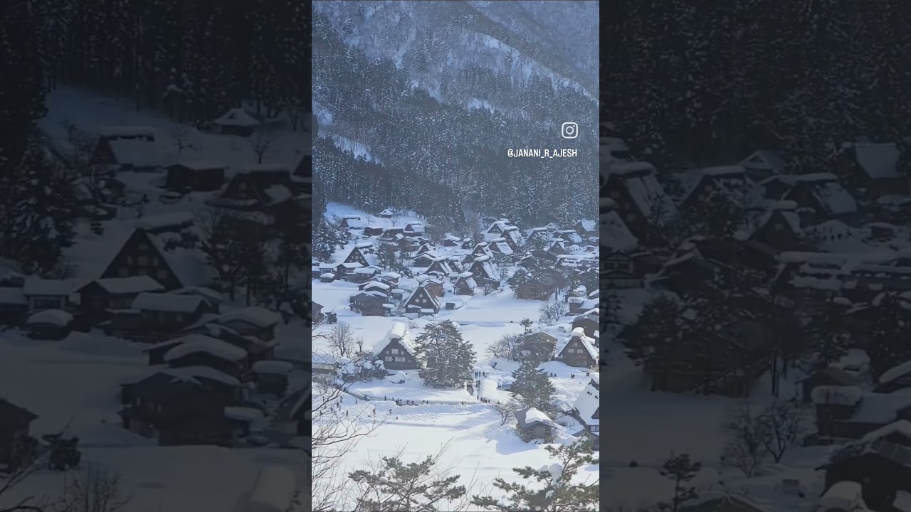 Historic Village in Japan | #shorts | Shirakawa Ko | Japan travel #japanshorts #japanesevillage