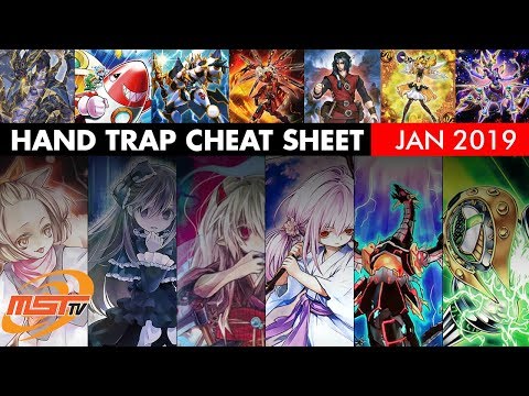 Handtrap Targets Cheat Sheet - Handtraps on EZ Mode - Jan 2019