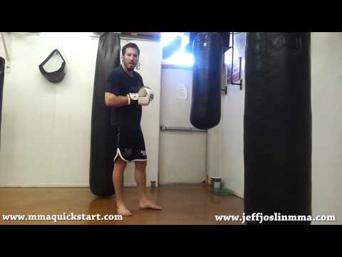 Boxing/Muay Thai/MMA Heavy Bag Technique/Concept – Stopping the Swing w/ the Cross