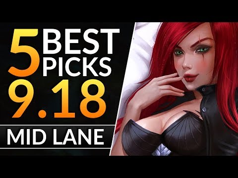 5 BEST MID Champions you MUST PLAY in 9.18: Tier List Tips to RANK UP | League of Legends Meta Guide