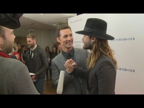 Dallas Buyers Club premiere: Matthew McConaughey and Jared Leto on weight loss and waxing
