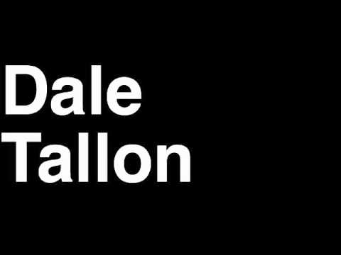 How to Pronounce Dale Tallon Florida Panthers NHL Hockey GM General Manager Speech Interview Fired