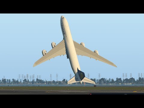 Giant Boeing 747  Vertical Takeoff | Xplane 11 (HD)