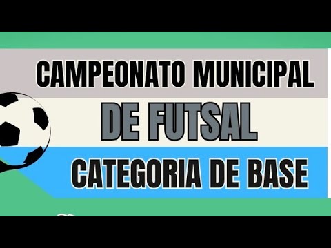 FINAL CAMPEONATO MUNICIPAL DE FUTSAL DE CATEGORIA DE BASE DE PINHAL GRANDE