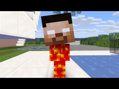 MONSTER SCHOOL : CHICKEN WING MEME FIRE HEROBRINE - MINECRAFT ANIMATION