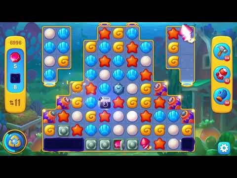 Fishdom 6996 Level - 18 moves - NO BooSTERS