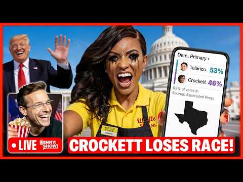 Jasmine Crockett HUMILIATED in Career-Ending Election Defeat, SCREAMS: 'It's RIGGED!'