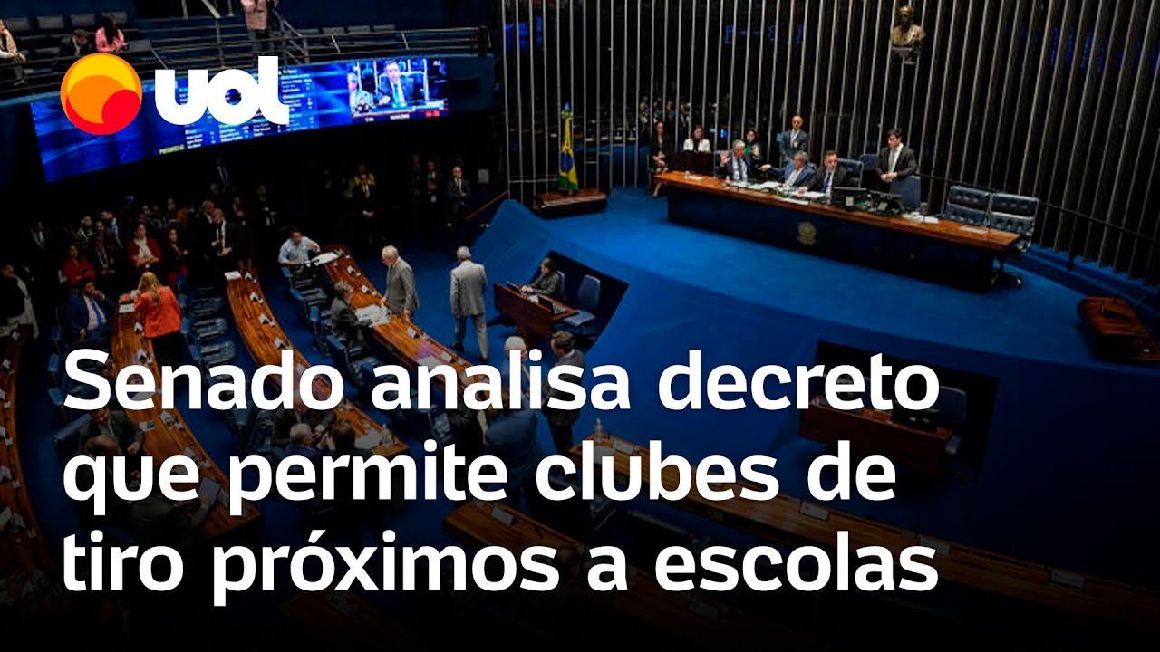 Senado decide se derruba decreto de Lula sobre armas e libera clubes de tiro perto de escolas