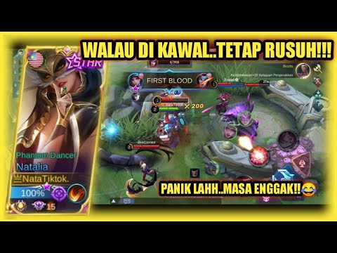 Aggresive Natalia Gameplay!!! | NataTiktok. | Mobile Legends