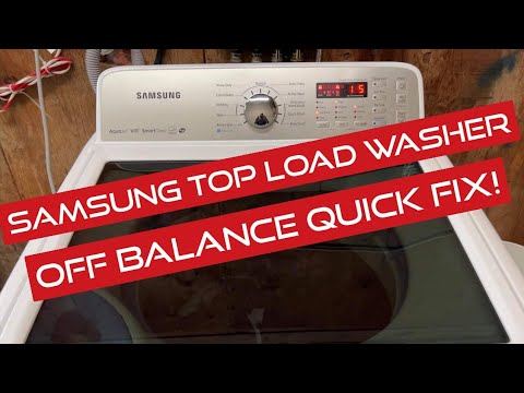 Samsung Washer Off Balance FIX! | Josh Cobb