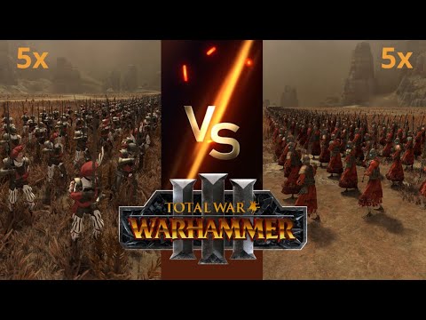 Can 5 Grave Guards with Great Weapons Beat 5 Greatswords in Total War: Warhammer 3?