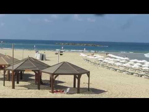 The beaches of Tel Aviv, Israel: Frishman and Gordon, two of the most popular beaches in Israel