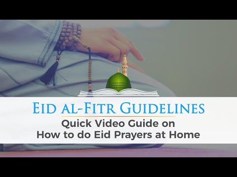 How to pray Eid Salah from home | Ustadh Asad Khan