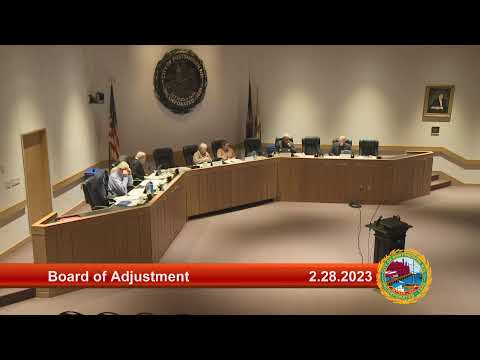 2.28.2023 Board of Adjustment
