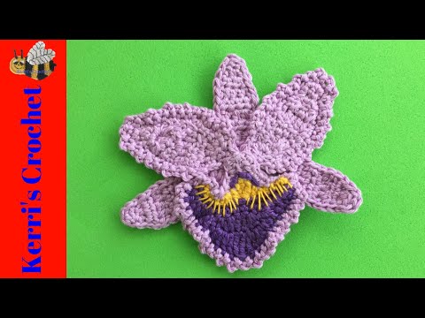 , title : 'Crochet Orchid Tutorial - Crochet Applique Tutorial'