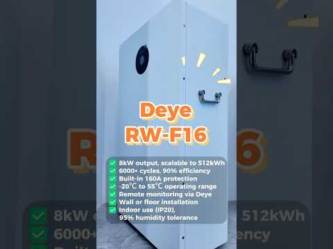 Deye RW-F16 — видео о модели