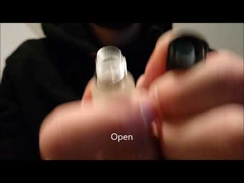 Nikotin Shot RICHTIG öffnen