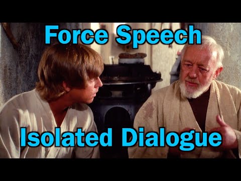 Obi Wan Kenobi Explains the Force and the Jedi to Luke Skywalker - AI Isolated Dialogue (No Music)