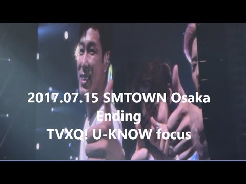 [윤호FANCAM] SMTユノ OSAKA Ending " HOPE " YUNHO 170715