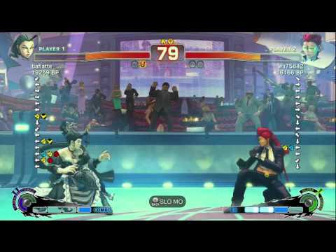 Haitani [Viper] vs tiaflatte [Rose] SSF4 Japanese Online Ranked Matches - TRUE-HD
