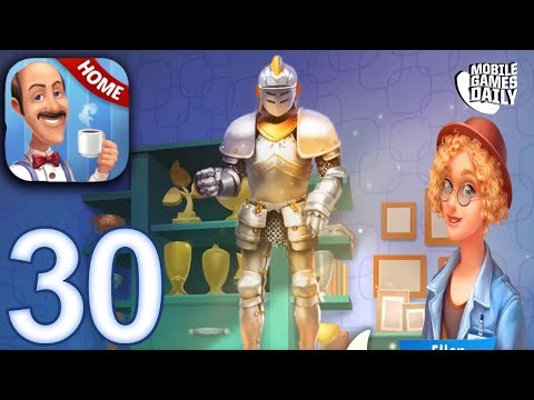 HOMESCAPES Story Walkthrough Gameplay Part 30 - Day 21 Living Room (iOS Android)