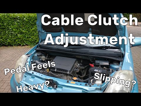 Cable Clutch Adjustment - High Clutch, Slipping Gear Changes