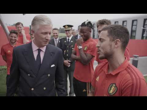 Red Devils - visite Roi Diables Rouges Tubize / bezoek Koning Rode Duivels Tubeke