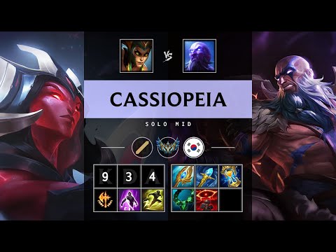 Cassiopeia Mid vs Ryze - KR Challenger Patch 25.20
